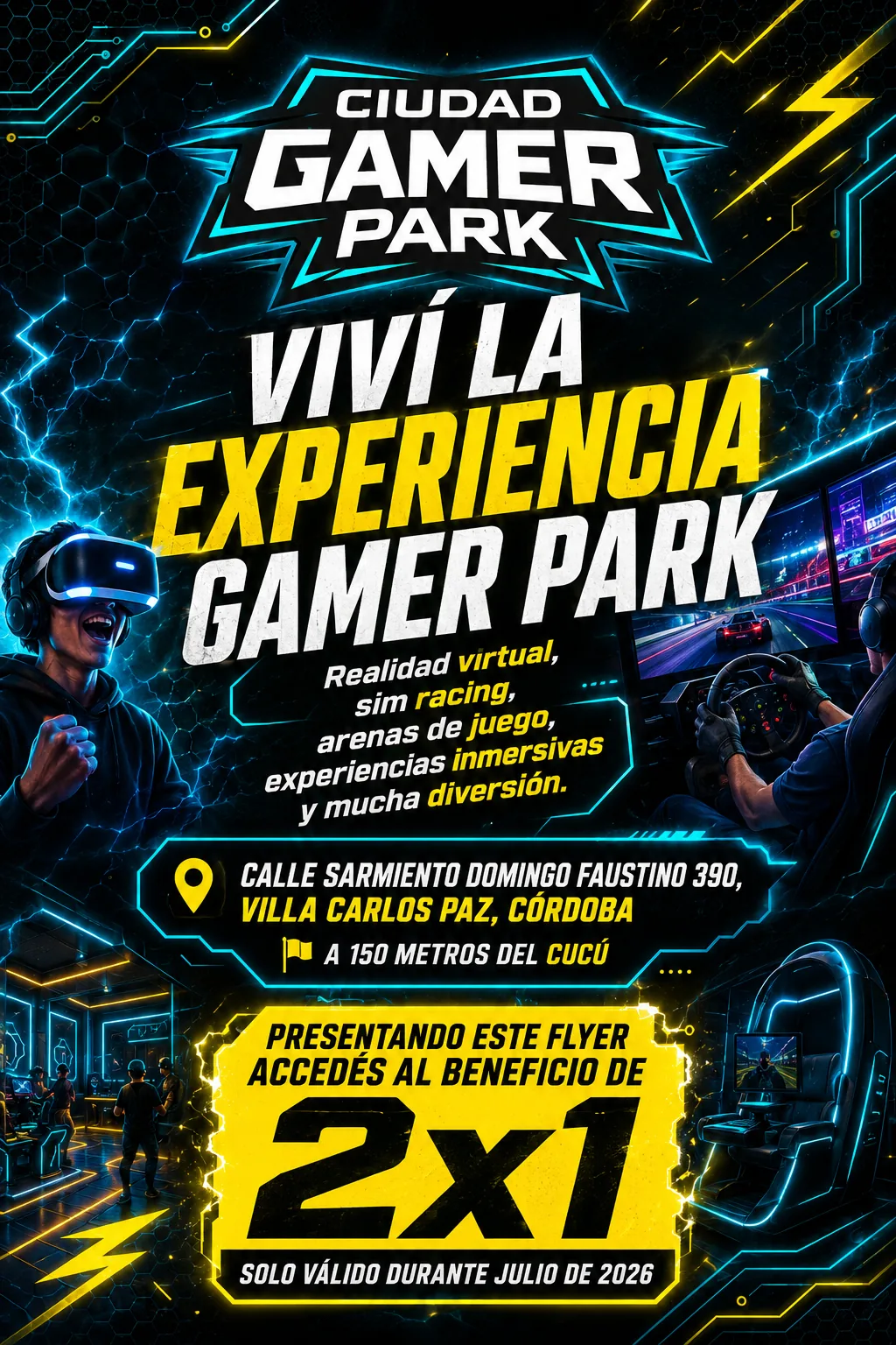 Promoción de Ciudad Gamer Park